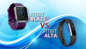 Fitbit Blaze versus Alta Comparison