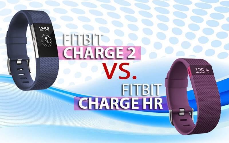 Compare Fitbit Charge 2 vs Charge HR