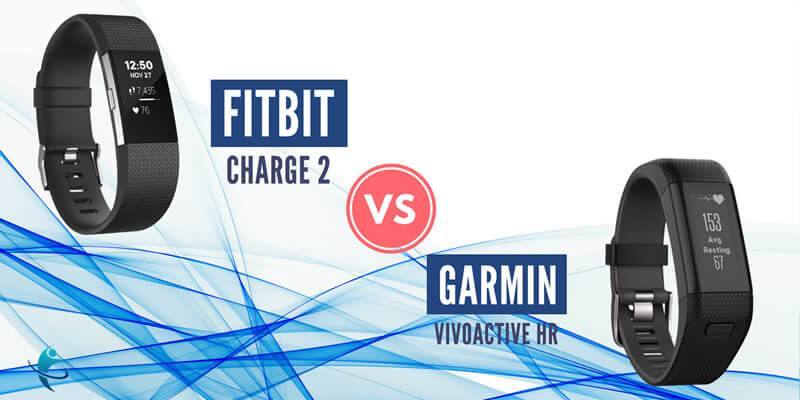 Fitbit Charge 2 vs Garmin Vivoactive HR