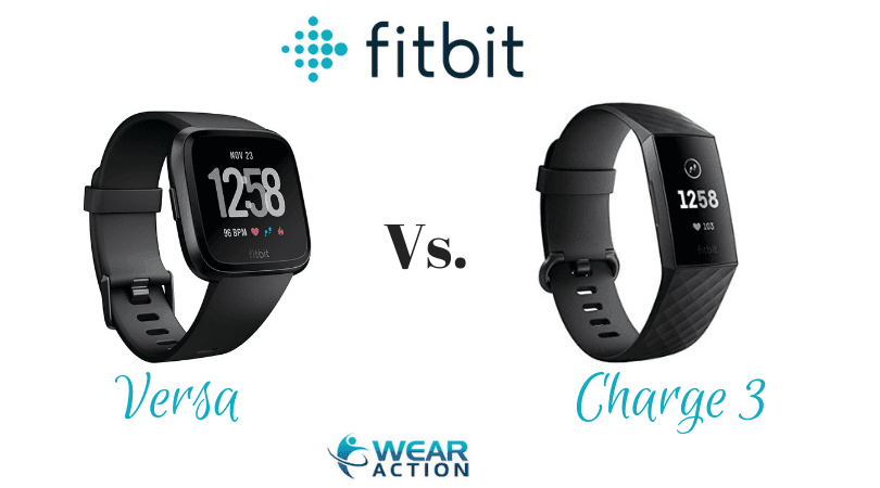compare fitbit versa and charge 3