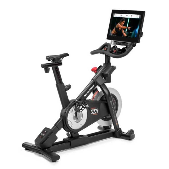 spin bike with virtual screen